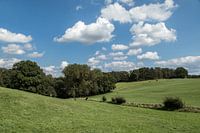Heuvelland Zuid-Limburg, glooiend lieflijk landschap, vakantieland in Nederland.