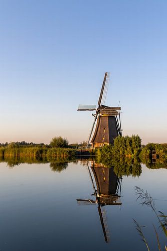 One mill reflected in the water