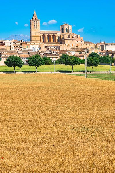 Church and old village of Sineu on Mallorca, Spain by Alex Winter