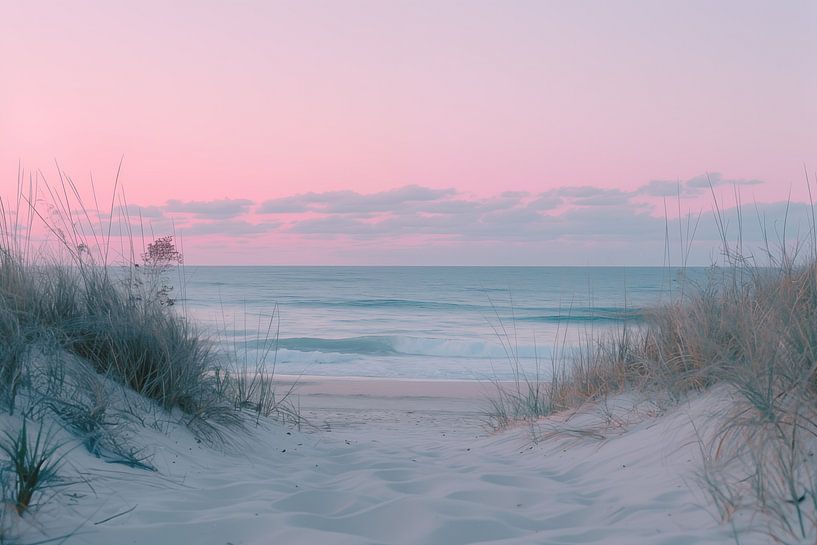 Zonsopkomst aan zee van TheXclusive Art