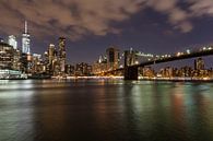 New York in de avond par Bart van Dinten Aperçu