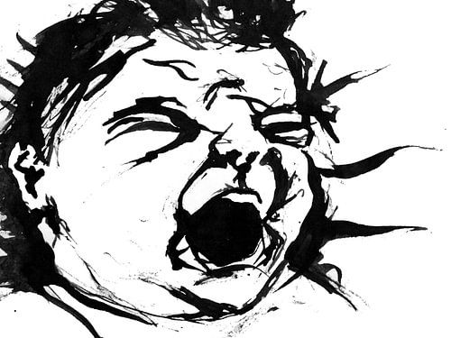 Huilen, krijsen, gillen