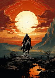 Cowboy Pop Art Western Wilde Westen van Niklas Maximilian