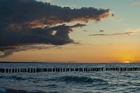 Zonsondergang aan de Baltische Zee