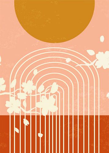 Sakura Zonneboog Mid Eeuw