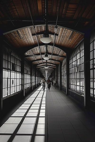 Street life von fernlichtsicht