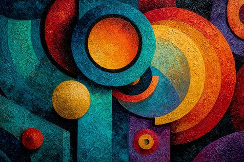 kunst met kleur abstract