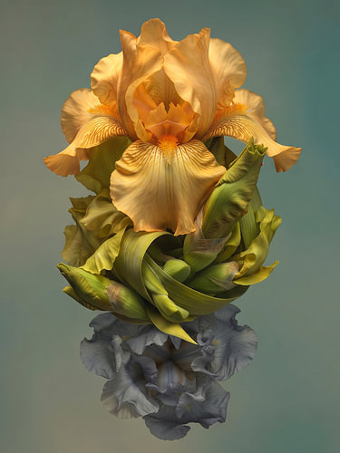 Eigentijds Bloemstilleven van Iris - Royal Iris