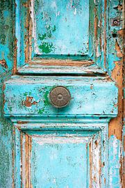 Türkisfarbene Tür von HelloHappylife