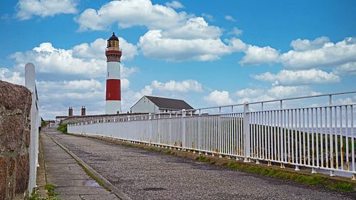 De vuurtoren van Buchan Ness in Schotland