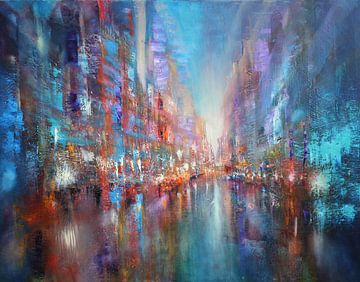 Pulsating life on the river: The blue city by Annette Schmucker