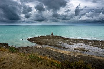 Gewitter an der Küste von Granville | Frankreich