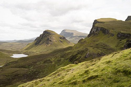 Quiraing Landschap op Isle of Skye in Schotland