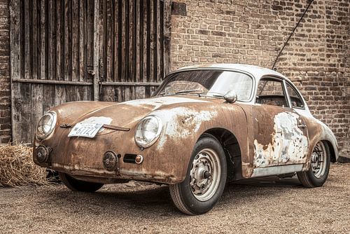 Porsche 356 sport schuur vondst met veel patina
