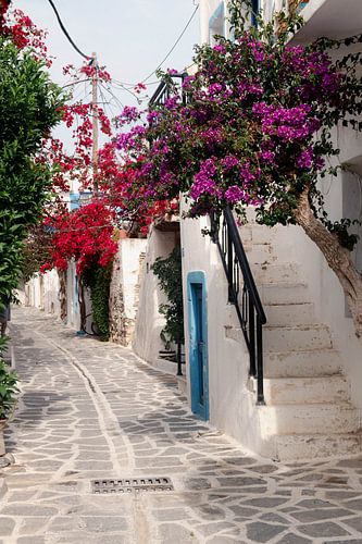 Straatje in Griekenland | reisfotografie | Paros Griekenland