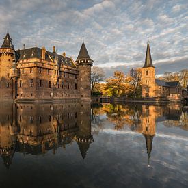 Prachtige reflectie bij Kasteel de Haar van Nick de Jonge - Skeyes