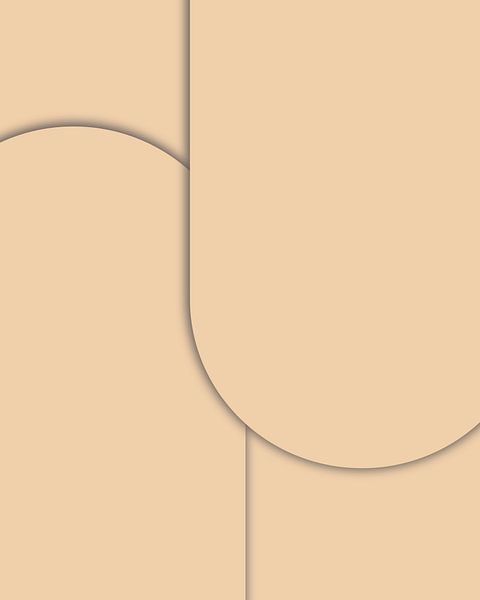 Warm Beige by Mad Dog Art