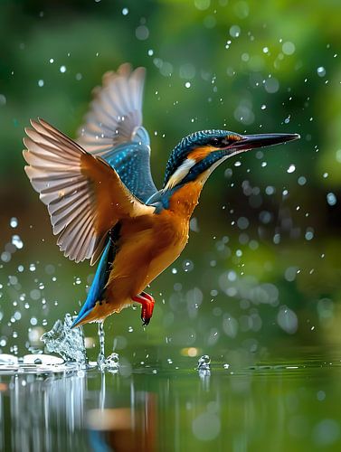 Vibrant Kingfisher