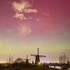 Northern lights over Kinderdijk by Mark den Boer
