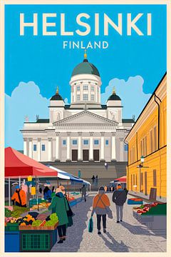 Helsinki, Finland. van Poster Art Shop