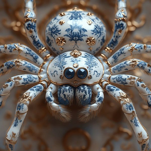 Porcelain animals by Ton Kuijpers