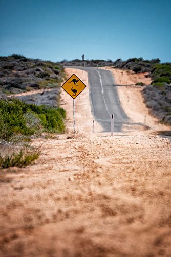 Weg in de Australische outback