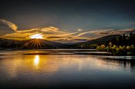 Coucher de soleil au barrage Schwarzenbach par Marcus Lanz Aperçu