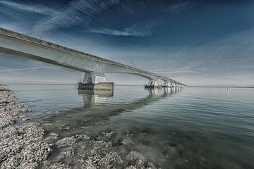 Zeelandbrug in HDR van Brian Morgan