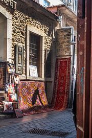 Teppichhändler in der Altstadt von Antalya von Flatfield