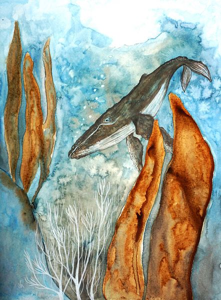Down there by Sonja Holm Malerei