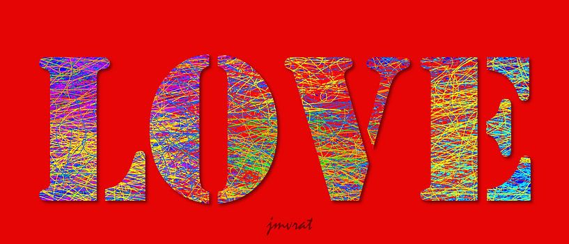 Love Abstract JM0042 by Johannes Murat