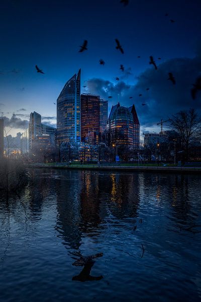 Skyline von Den Haag am frühen Morgen von gaps photography
