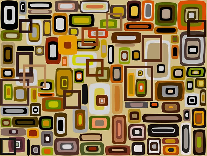 Abstracte samenstelling 663 van Angel Estevez