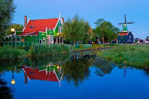 Zaanse Schans Nachtaufnahme