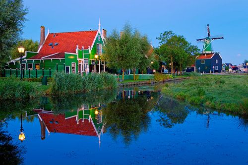 Zaanse Schans Nachtaufnahme von Anton de Zeeuw