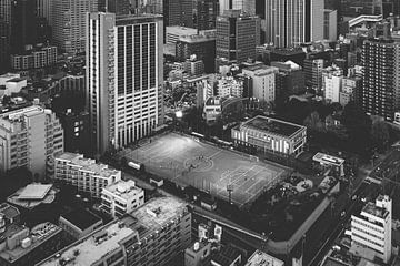 Tokyo Schwarz Weiß von Yeltree Fotografie