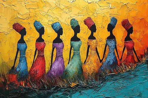 Afrikanische traditionelle Frauen