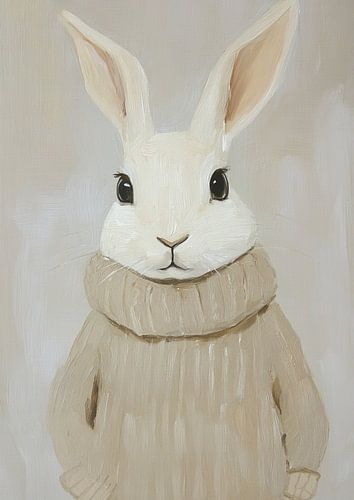 Kuscheliges Kaninchen | Winterkaninchen