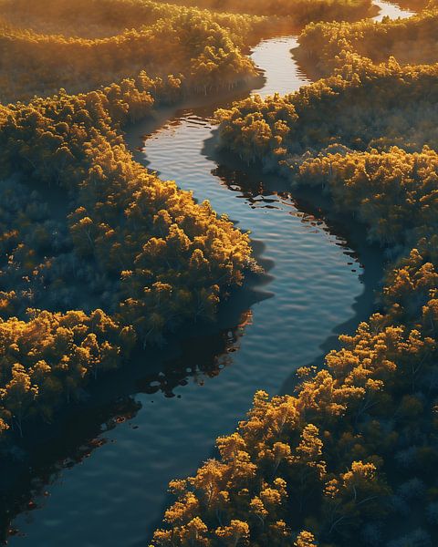 Romantische Adern des Tals von fernlichtsicht