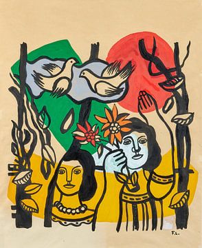 Fernand Léger, Die zwei Frauen mit Vögeln