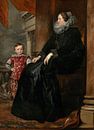 Genoese Noblewoman and Her Son, Antoon van Dyck by Masterful Masters thumbnail