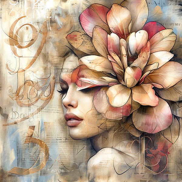 Blooming II van Jacky