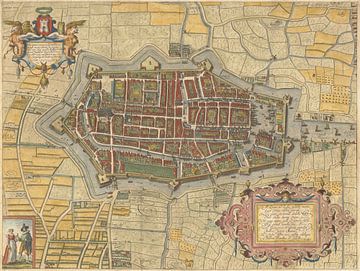 Kaart van Alkmaar (1597), Cornelis Drebbel