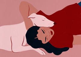 Peaceful Dog Companions by Ida Alvarsson