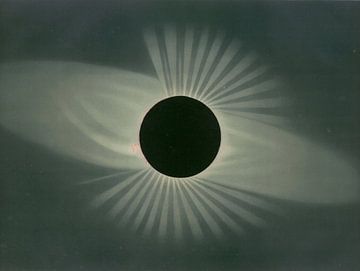 Étienne Léopold Trouvelot, ‘Total Eclipse of the Sun’ in The Trouvelot Astronomical Drawings Manual, 1882. van Teylers Museum