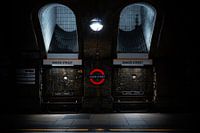 Ouderwets metrostation Baker street