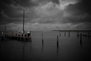 Le vieux port de Cocksdorp - Le ciel hollandais au-dessus de Texel