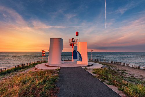 The Western Scheldt at sunset