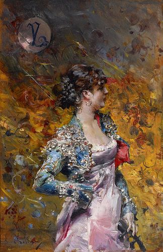 Dame met een gitaar, Giovanni Boldini