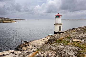 Leuchtturm in Mollösund in Schweden von Rico Ködder